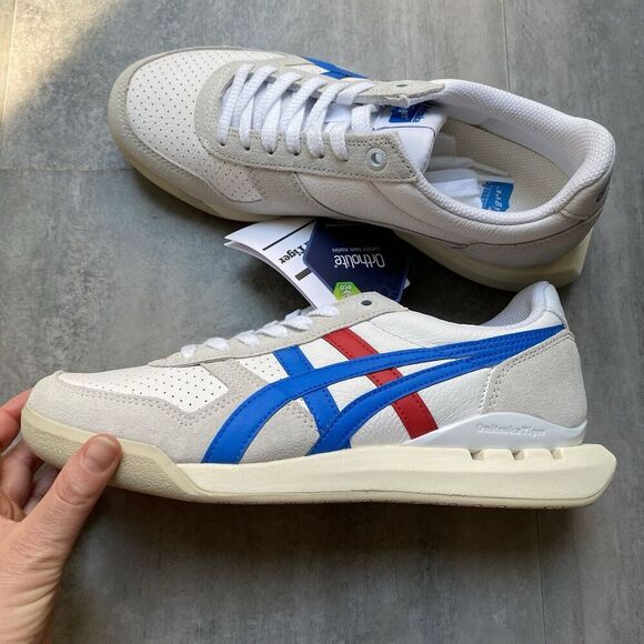 ASICS Onitsuka Tiger ULTIMATE 81 EX 1183B510 101 White Directoire Blue Women STZ - Picture 6 of 9